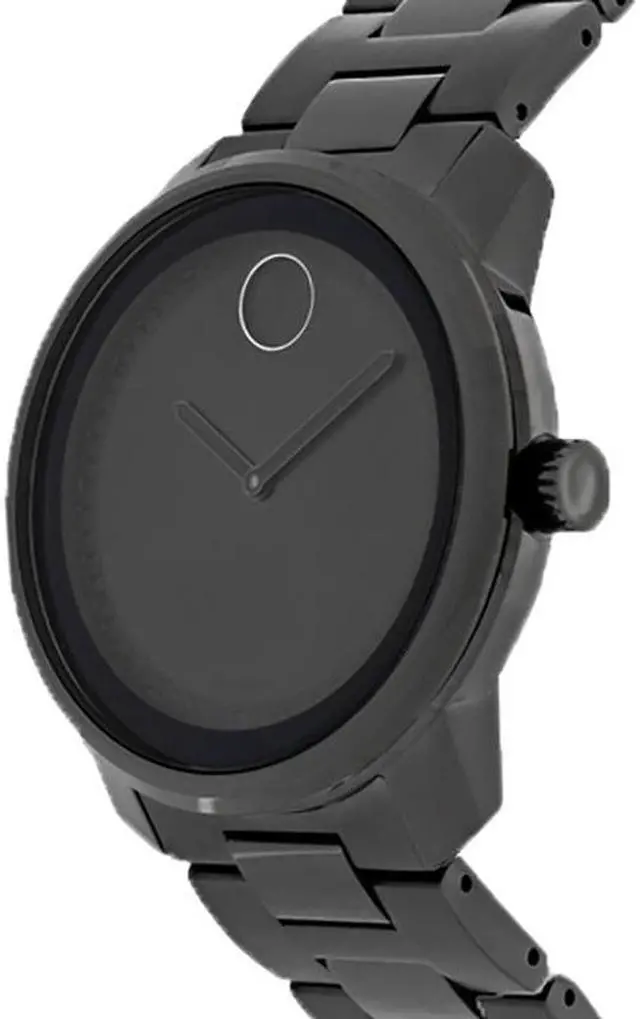 Alt view image 9 of 14 - Movado Bold Mens Grey ION Plated Stainless Steel Band Swiss Quartz Watch 3600259