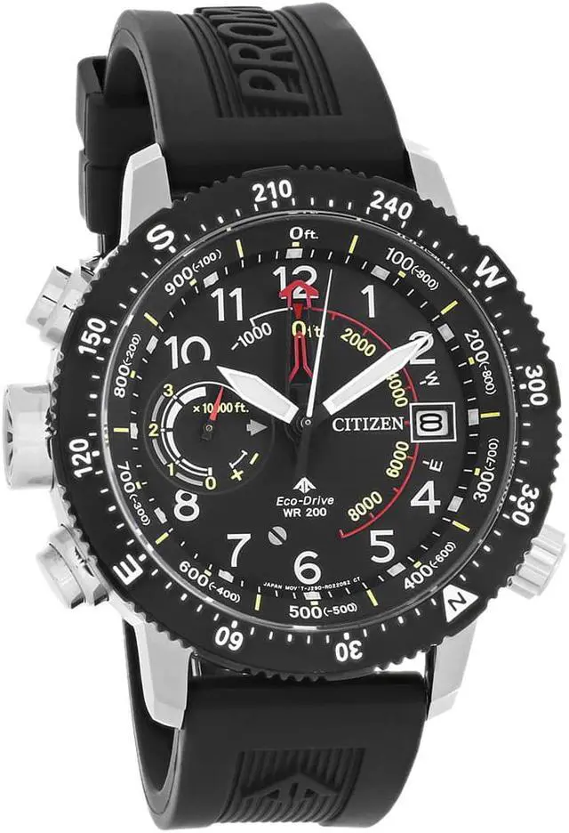 Alt view image 5 of 7 - Men's Citizen Promaster Altichron Altimeter Compass Watch BN5058-07E