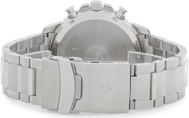 Alt view image 2 of 10 - Bulova Marine Star Mens Black Dial Chronograph Quartz Watch 96B272