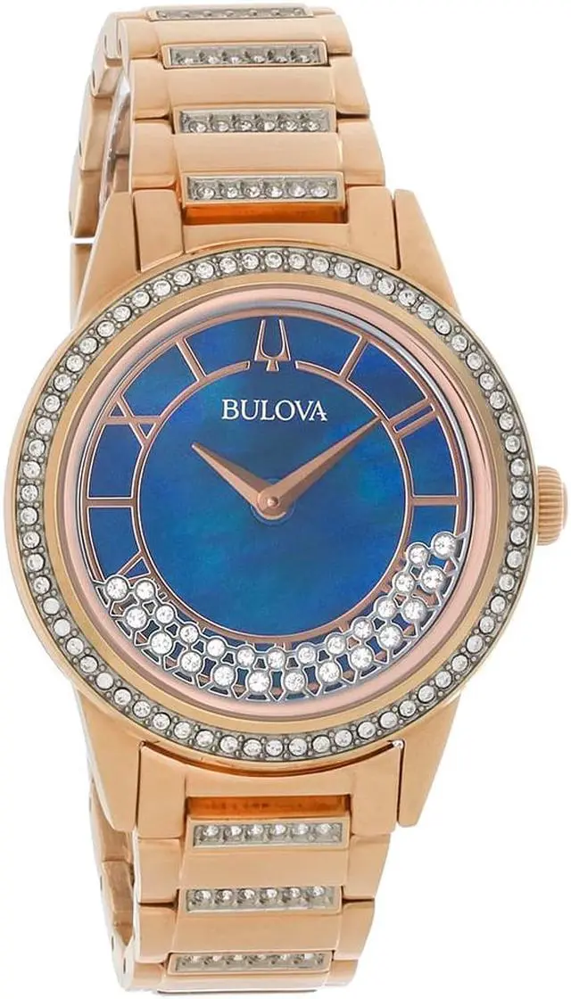 Alt view image 7 of 20 - Bulova Ladies TurnStyle Rose Gold Plated Stainless Steel Quartz Watch 98L247
