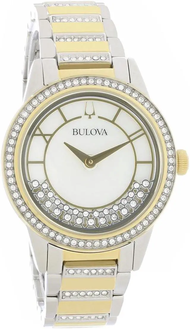 Alt view image 5 of 15 - Bulova TurnStyle Ladies Gold Plated Stainless Steel Quartz Watch 98L245