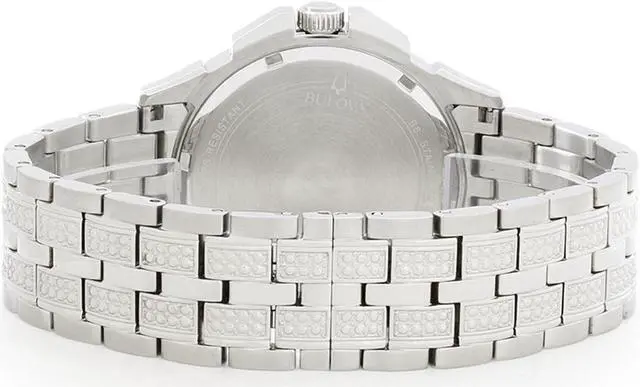 Alt view image 2 of 9 - Bulova Mens Crystal Multifunction Stainless Steel Quartz Watch 96C134