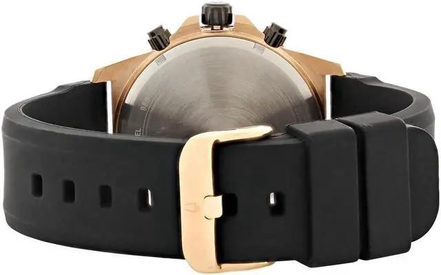 Alt view image 16 of 20 - Bulova Marine Star Mens Rose Gold Tone Quartz Chronograph Watch 98B104