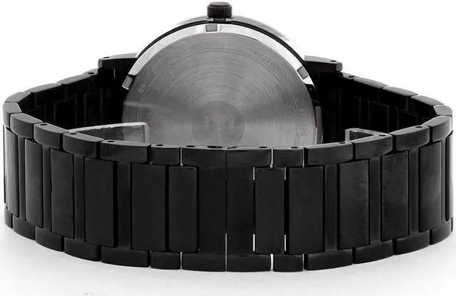 Alt view image 2 of 5 - Bulova Mens Futuro Diamond Black ION Plated Steel Quartz Watch 98D144