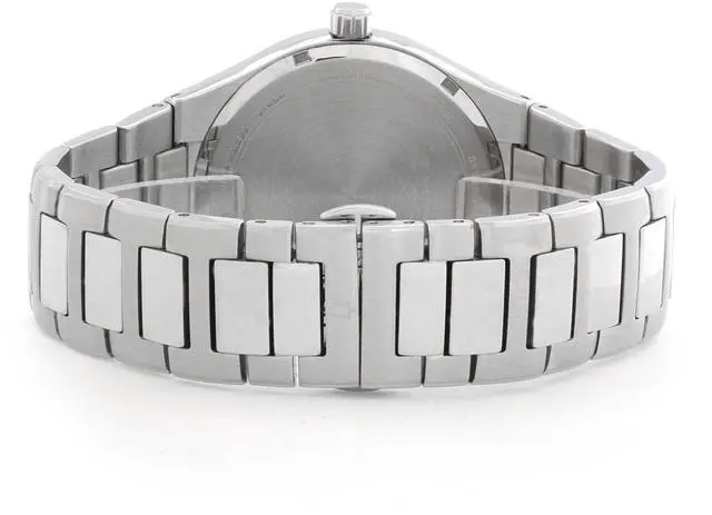 Alt view image 2 of 2 - Bulova Diamond Mens Black Dial Stainless Steel Quartz Watch 96D143