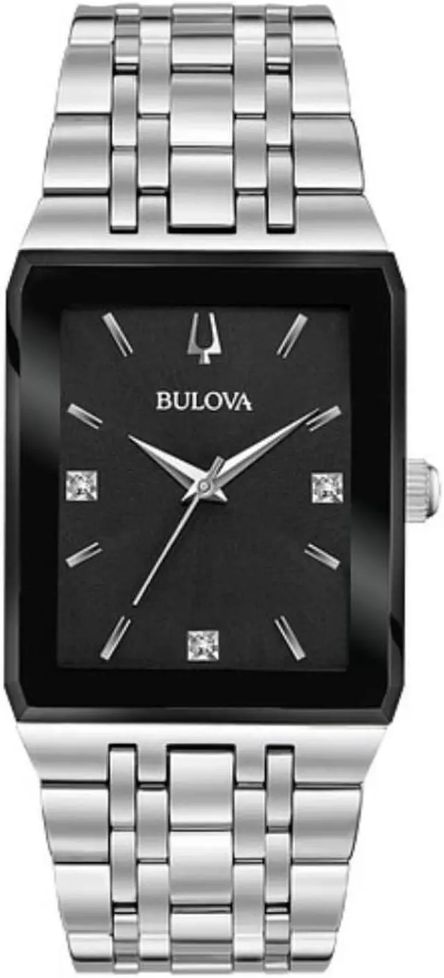 Alt view image 5 of 13 - Bulova 96D145 Mens Quadra Silver Watch