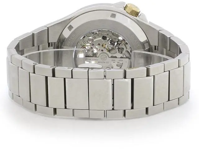 Alt view image 10 of 16 - Bulova Maquina Stainless Steel Mens Swiss Automatic Watch 98A224