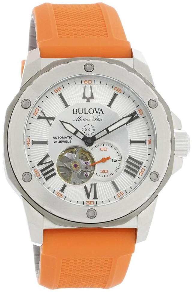 Alt view image 4 of 9 - Bulova 98A226 Mens Marine Star Automatic Watch