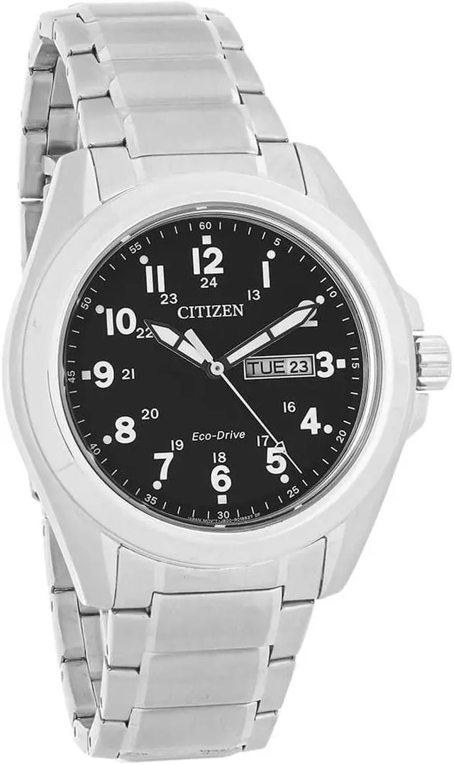 Alt view image 5 of 7 - Men's Citizen Eco-Drive Steel Watch AW0050-82E