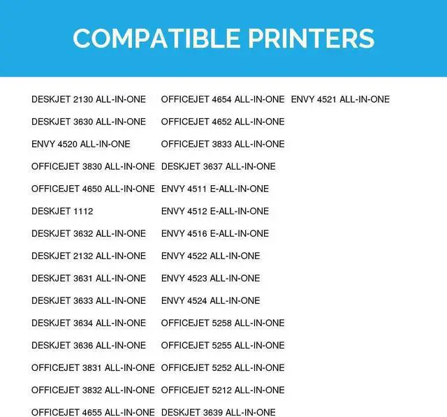 Alt view image 7 of 7 - LD © Remanufactured Replacement for Hewlett Packard F6U63AN / HP 63XL HY Color Ink Cartridge for HP ENVY 5640, 5642, 5643, 5644, 5646, 5660, 7645, OfficeJet 5740, 5742, & 5746