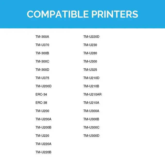 Alt view image 7 of 7 - LD Compatible Printer Ribbon Cartridge Replacements for Epson ERC-34PR (Purple & Red, 6-Pack)