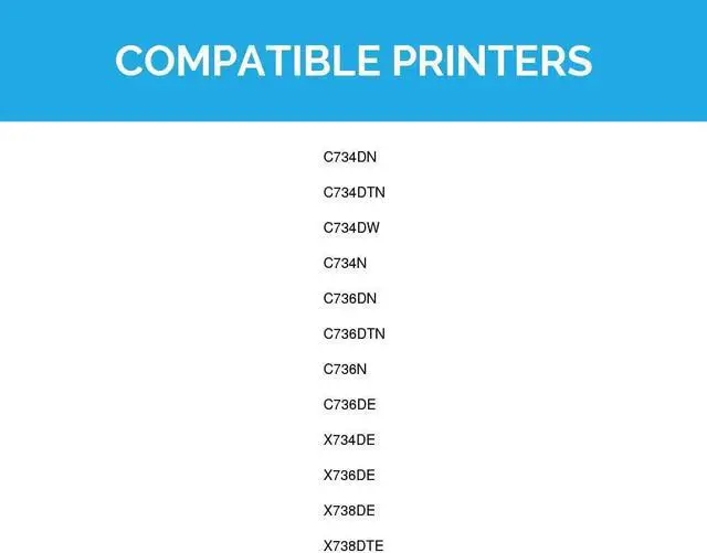 Alt view image 7 of 7 - LD © Compatible Magenta Laser Toner Cartridge for Lexmark C734A1MG