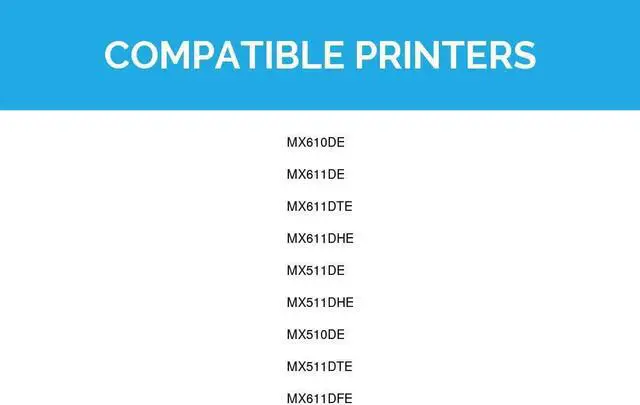 Alt view image 7 of 14 - LD Products Replacement Toner Cartridge Compatible with Lexmark 601X 60F1X00 Extra High Yield (Black)