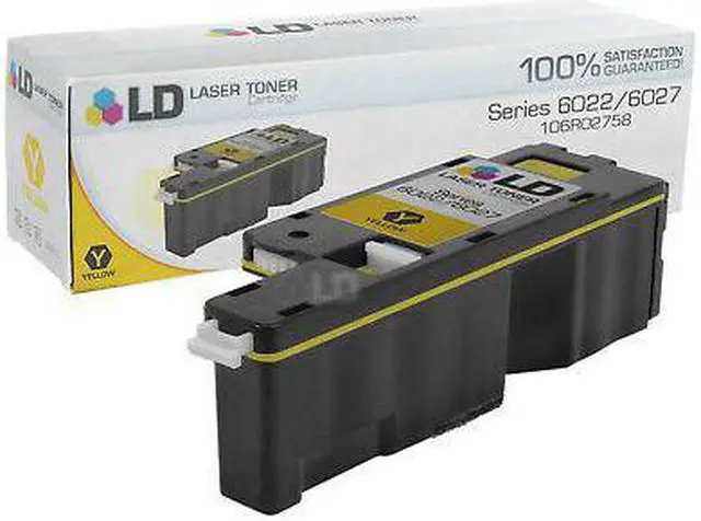 Main image of LD © Compatible Xerox 106R02758 Yellow Laser Toner Cartridge for use in Xerox 6022 & 6027