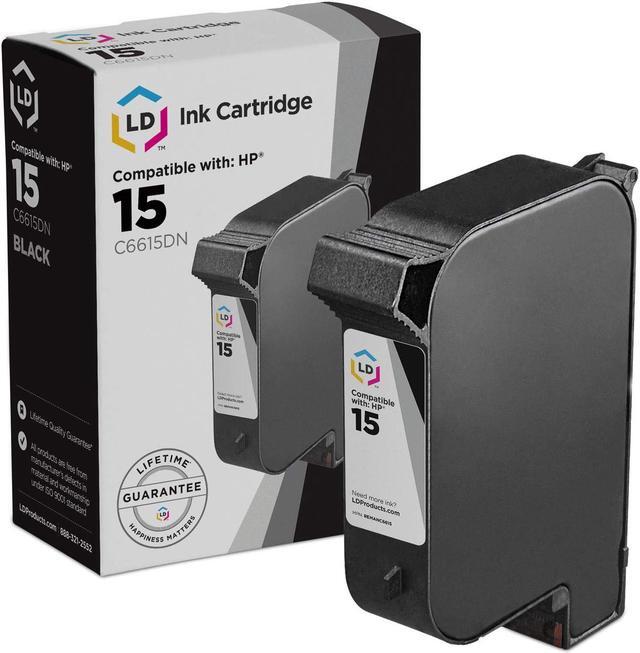 Main image of LD Products Remanufactured Ink Cartridge Replacement for HP 15 C6615DN (Black)