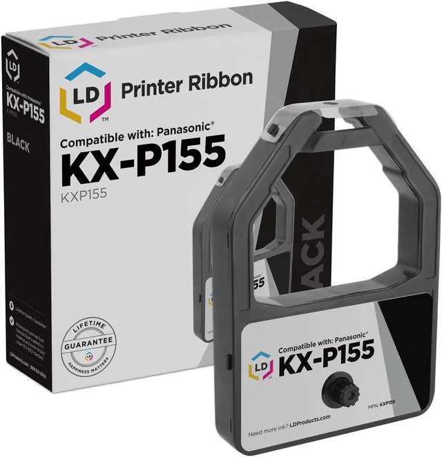 Main image of LD Products Compatible Printer Ribbon Cartridge Replacement for Panasonic KX-P155 (Black)