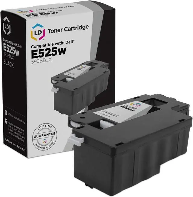 Main image of LD Products Compatible Toner Cartridge Replacement for 593-BBJX DPV4T Dell E525w Black Toner to use with Multi-Function E525W E525 525w Printer (Black)