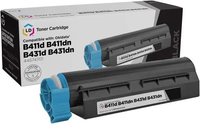 Main image of LD Products Toner Cartridge Compatible with Replacement for Okidata 44574701 (Single Black)