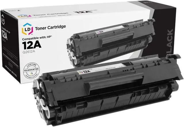Main image of LD Products Compatible Toner Cartridge Replacement for HP 12A Q2612A (Black)