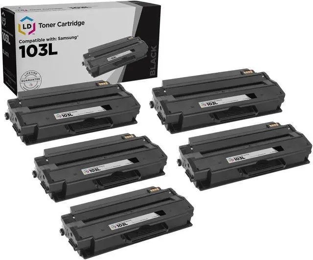 Main image of LD Products Toner Cartridge Compatible with Replacement for Samsung MLT-D103L High Yield (Black, 5-Multipack)