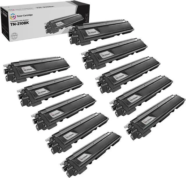 Main image of LD Products Compatible Toner Cartridge Replacement for Brother TN210BK (Black, 10-Pack)