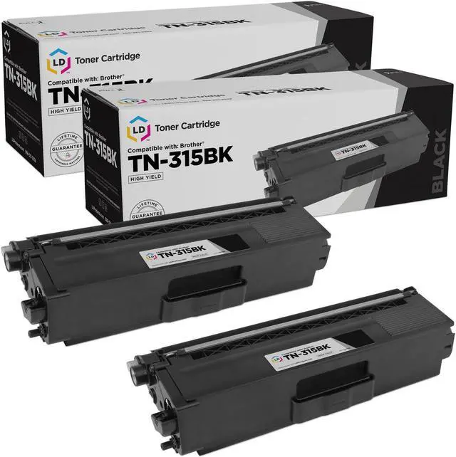 Main image of LD Products Compatible Toner Cartridge Replacement for Brother TN315BK High Yield (Black, 2-Pack)