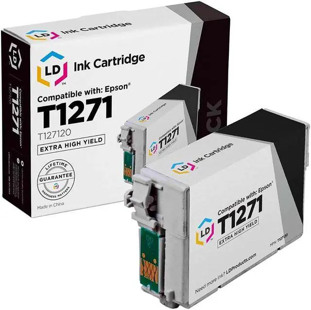 Main image of LD Products Compatible Ink Cartridge Replacement for Epson 127 Extra High Yield (T127120 Black)