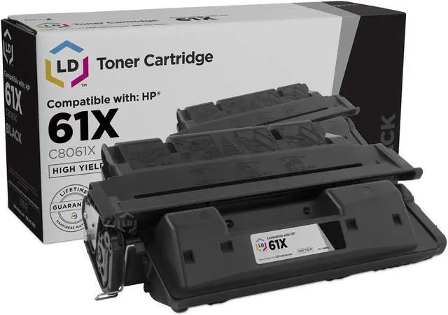 Main image of LD Remanufactured Toner Cartridge Replacement for HP 61X C8061X High Yield (Black) Compatible with HP LaserJet: 4100, 4100dtn, 4100mfp, 4100n, 4100tn, 4101mfp