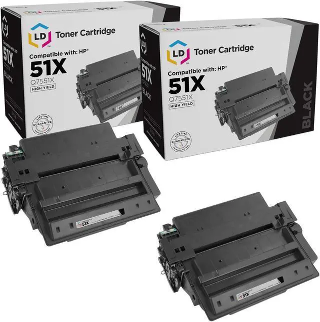 Main image of LD Products Compatible HP 51X Q7551X High Yield Toner Cartridge Replacement