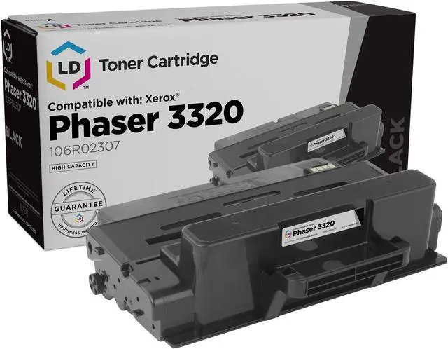 Main image of LD Products Compatible Replacement for Xerox 106R02307 High Yield Black Laser Toner Cartridge Compatible with Xerox Phaser 3320 Compatible with Xerox Phaser 3320