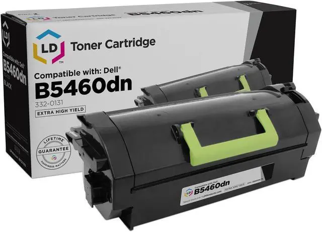 Main image of LD Products Compatible Toner Cartridge Replacement for Dell B5460dn 332-0131 Extra High Yield (Black) for use in Laser B5460dn