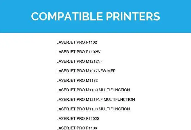 Alt view image 7 of 11 - LD Products Compatible Toner Cartridge Replacement for HP 85A CE285A (Black, 4-Pack)