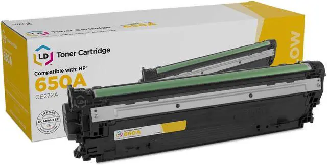 Main image of LD Products Remanufactured Toner Cartridge Replacement for HP 650A CE272A (Yellow)