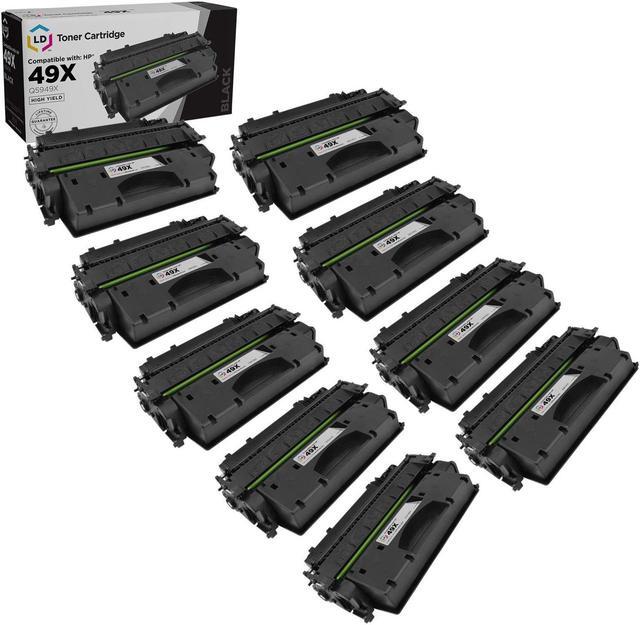 Main image of LD Products Compatible Toner Cartridge Replacement for HP 49X Q5949X High Yield (Black, 9-Pack) For use in HP Printer LaserJet: 1320, 1320n, 1320nw, 1320t, 1320tn, 3390 and 3447