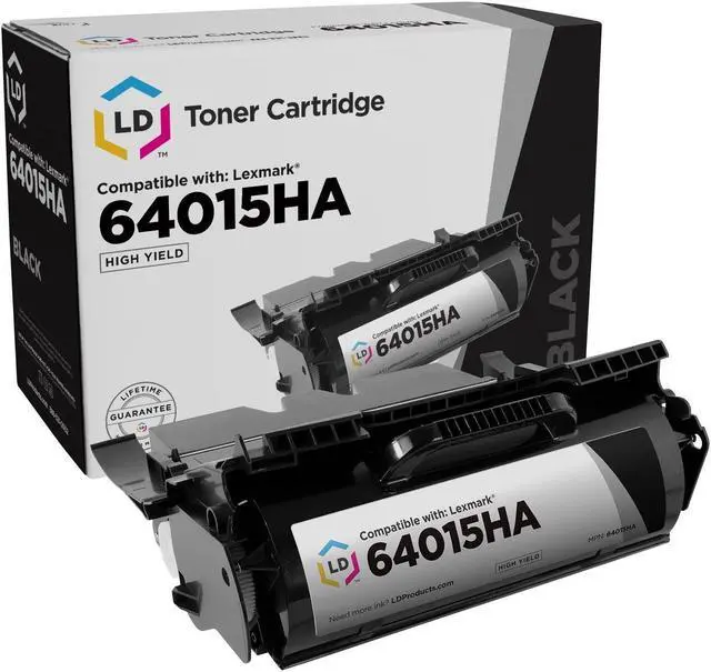 Main image of LD Products Replacement Toner Cartridge for Lexmark 64015HA High Yield Black