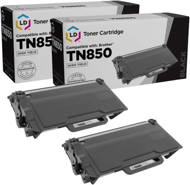 Main image of LD Products Compatible Toner Cartridge Replacement for Brother TN850 TN 850 TN-850 High Yield (Black, 2-Packs)