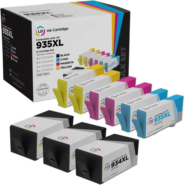 Main image of LD Products Remanufactured Replacement for HP 935XL & HP 934XL Ink Cartridges