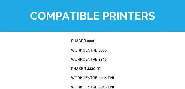Alt view image 7 of 11 - LD Products Compatible Toner Cartridge Replacement for Xerox 106R03622 High Yield (Black) Compatible with Phaser: 3330 and 3330 DNIWorkCentre: 3335 DNI, 3345 and 3345 DNI