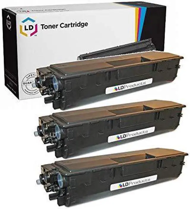 Main image of LD Products Toner Cartridge Replacement for Brother TN460 High Yield (Black, 3-Pack)
