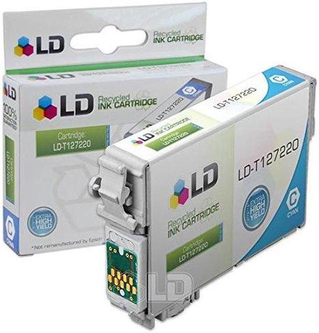 Alt view image 7 of 7 - LD Products Brand Ink Cartridge Replacements for Epson 127 T127 Extra High Yield (3 T127120 Black, 1 T127220 Cyan, 1 T127320 Magenta, 1 T127420 Yellow, 6-Pack)