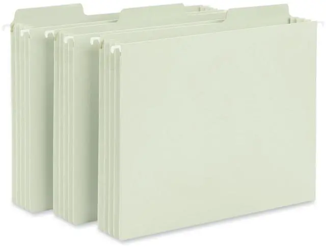 Main image of Smead Manufacturing Company SMD64324 Hanging Pockets- Heavy Duty- 5-.25in..- Exp.- Legal- Moss