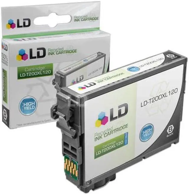 Alt view image 5 of 5 - LD Epson Bulk Set of 9 HY T200XL / T200 Ink Cartridges - 3 Blk T200XL120 & 2: Cyan T200XL220, Magenta T200XL320 & Yellow T200XL420 for the Expression XP-200, 300, 310, 400, 410 & WF-2520, 2530, 2540