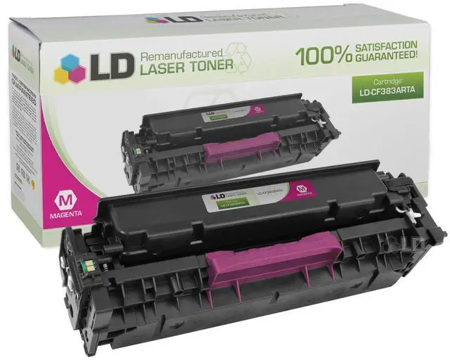 Main image of LD © Remanufactured Replacement for HP CF383A / 312A Magenta Laser Toner Cartridge for use in HP Color LaserJet Pro MFP M476dn, M476dw, and M476nw Printers