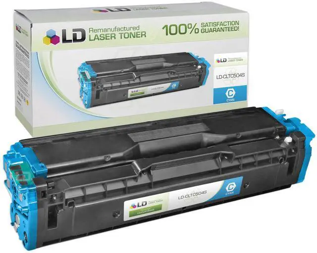 Main image of LD © Compatible Replacement for Samsung CLT-C504S Cyan Laser Toner Cartridge for use in Samsung CLP-415NW, CLX-4195FN, CLX-4195FW, SL-C1810W, and SL-C1860FW Printers