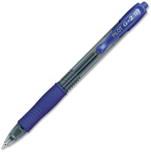 Alt view image 2 of 3 - Pilot Gel Pen Retractable/Refillable Fine Point Blue 31171