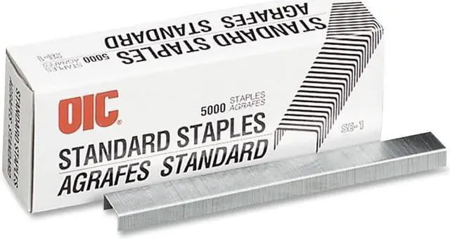 Alt view image 4 of 13 - Officemate Staples Standard Chisel Point 5000 Staples/Box 91900