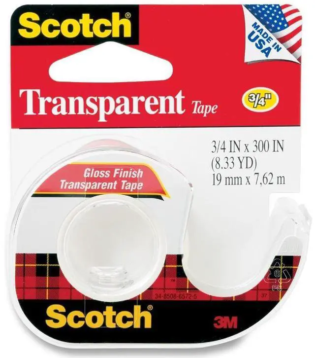 Alt view image 4 of 6 - Scotch Gloss Finish Transparent Tape