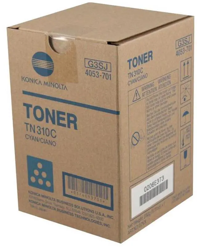 Alt view image 4 of 7 - Konica Minolta Cyan Toner Cartridge
