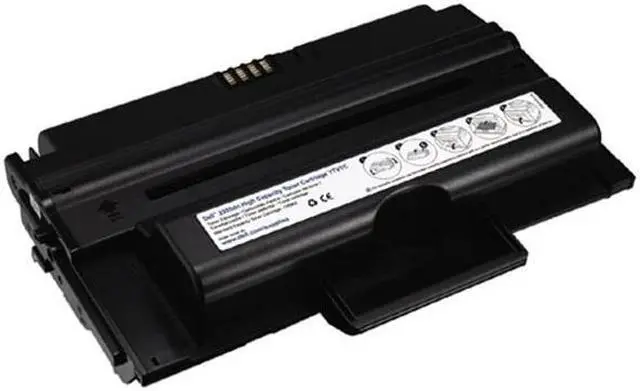 Alt view image 4 of 8 - Dell 331-0611  YTVTC Toner Cartridge for Dell 2355dn Laser Printer; Black