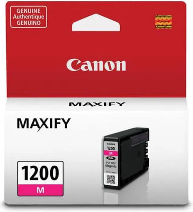 Alt view image 2 of 11 - Canon PGI-1200 M (9233B001) Ink Cartridge, 300 page yield; Magenta